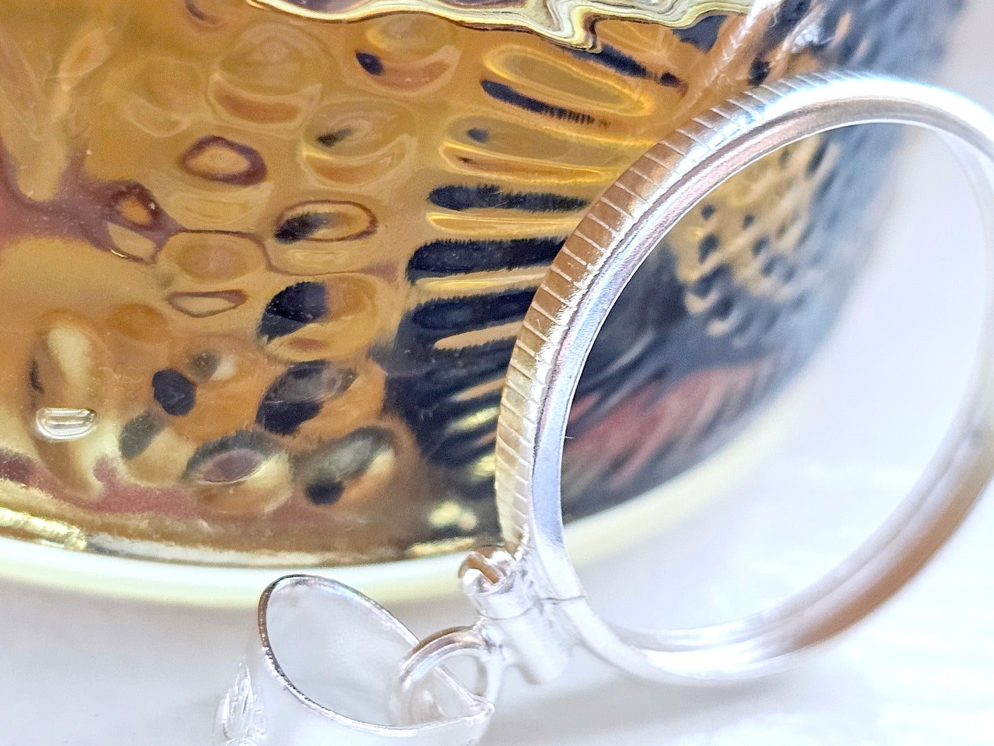 925 Sterling Silver Screw Top Simple Bezel for 21mm Nickel 5 Cent Coins