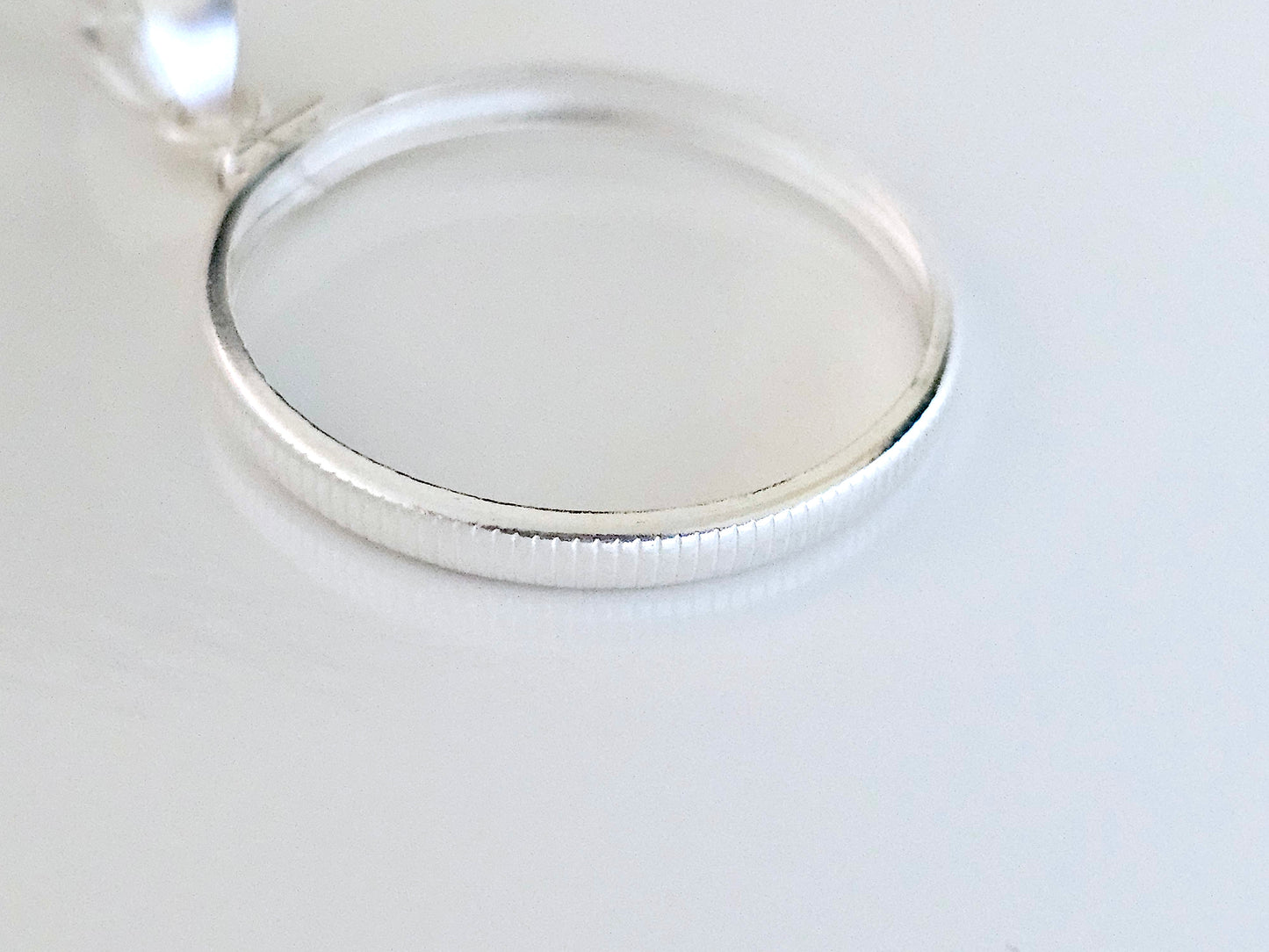 925 Sterling Silver Screw Top Simple Bezel for 26mm Susan B Anthony Sacagawea Dollar Coins