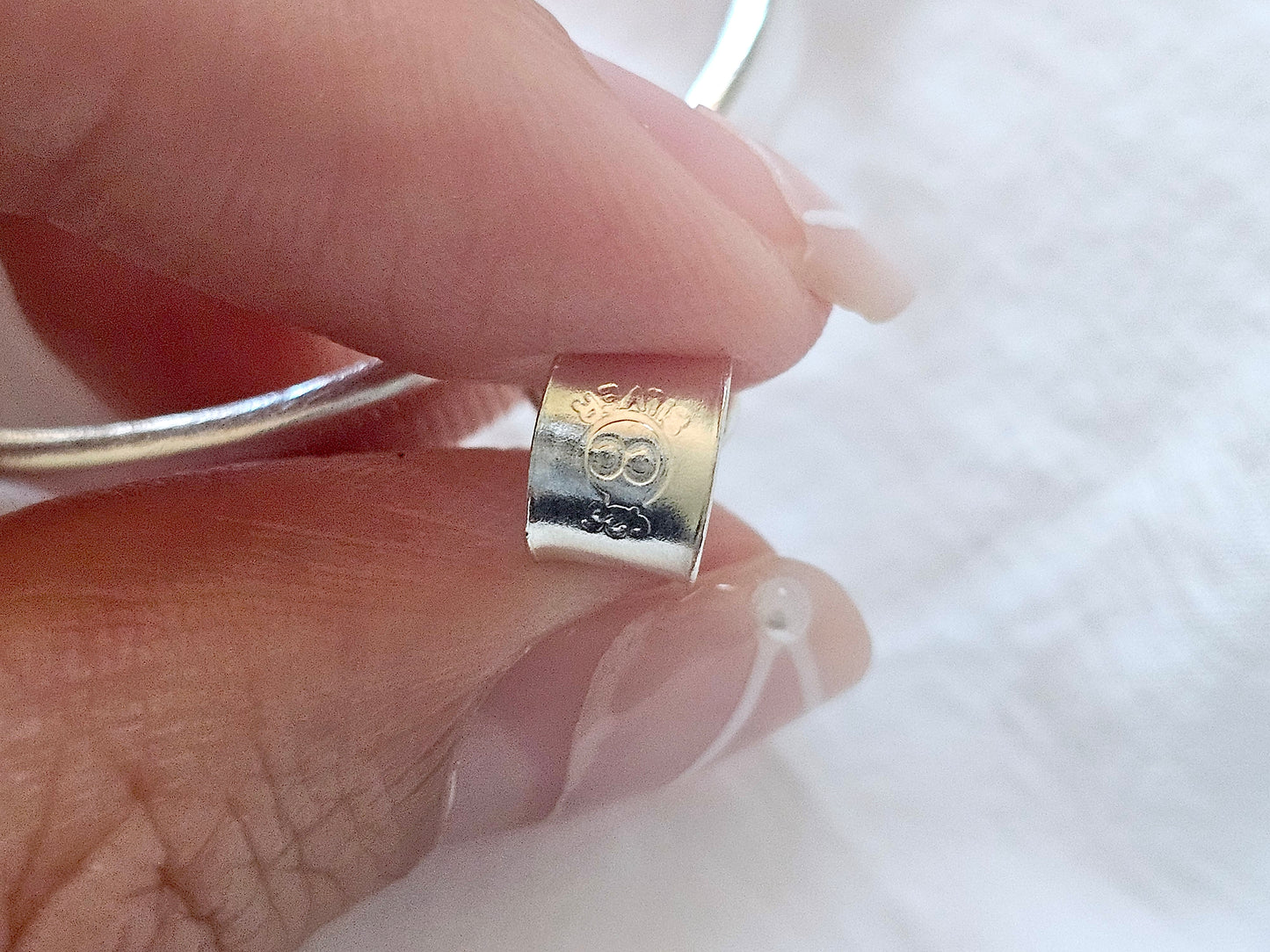 925 Sterling Silver Screw Top Simple Bezel for 41mm 1 oz Coins