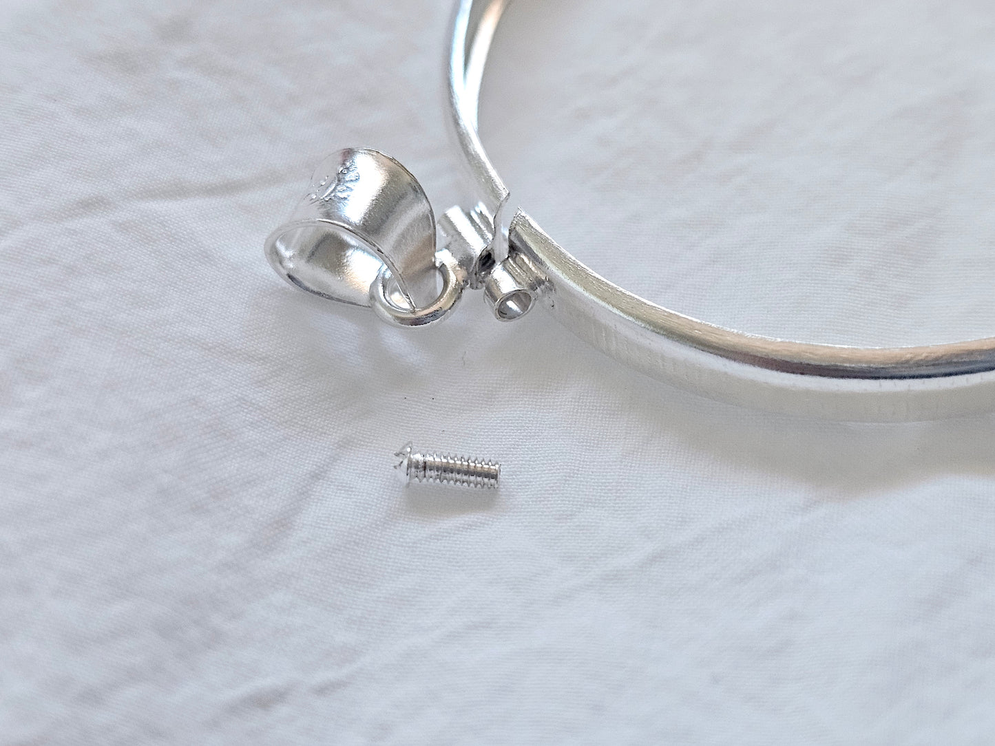 925 Sterling Silver Screw Top Simple Bezel for 41mm 1 oz Coins