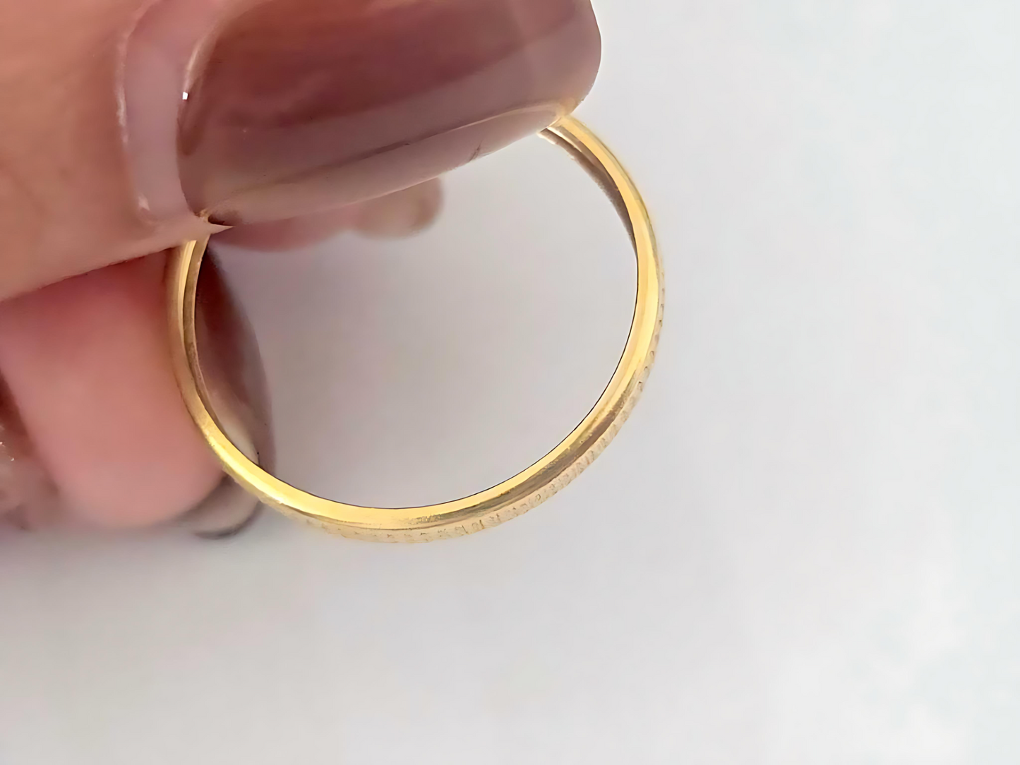 14K Gold Filled Screw Top Coin Edge Bezel for 18mm Dime 10 Cent Coins