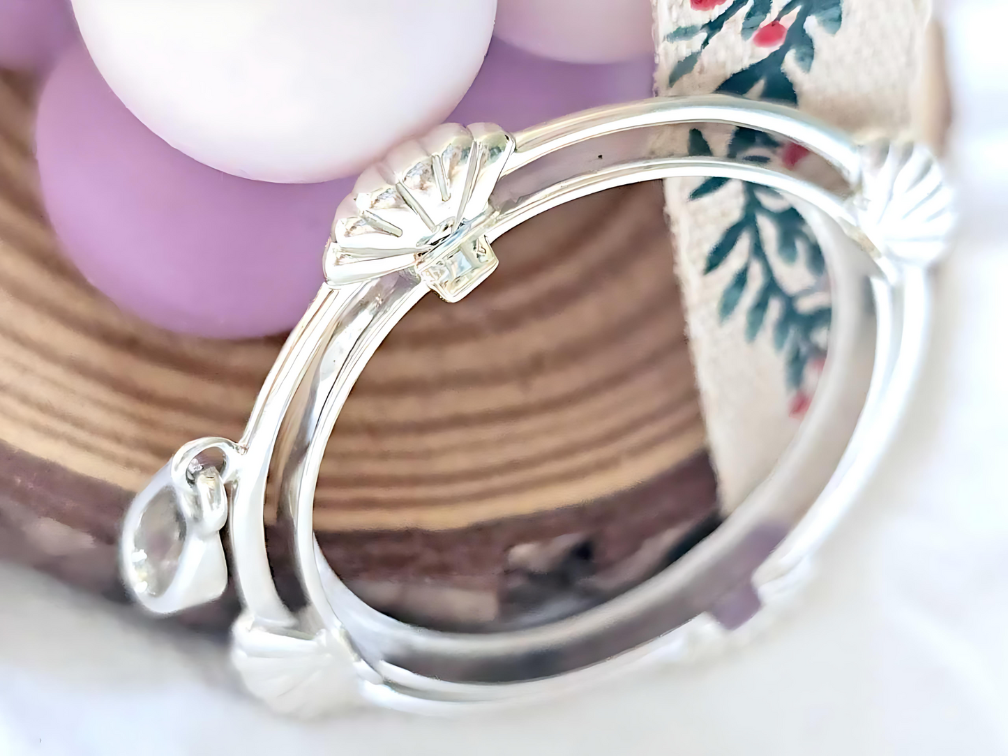 925 Sterling Silver Prong Back Clamshell Edge Bezel for 36mm Coins