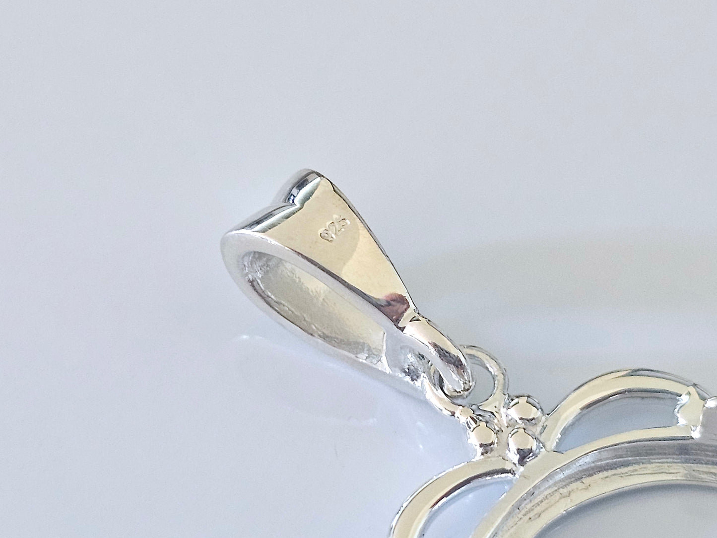925 Sterling Silver Scalloped Bezel for 19mm Penny 1 Cent Coins