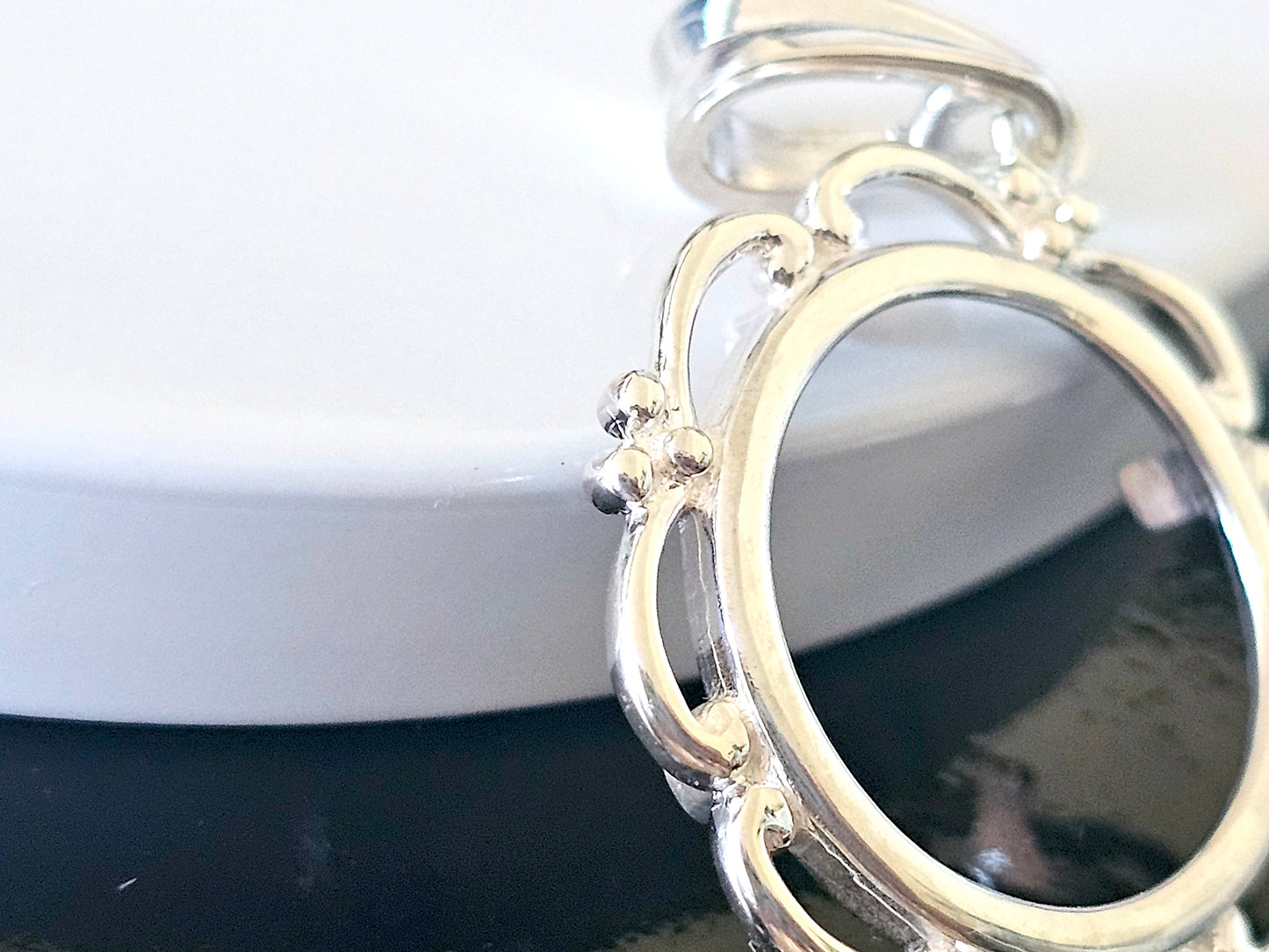 925 Sterling Silver Scalloped Bezel for 19mm Penny 1 Cent Coins