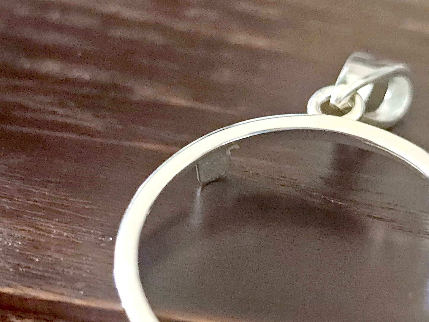 925 Sterling Silver Prong Back Simple Bezel for 24mm Quarters 25 Cents Coins