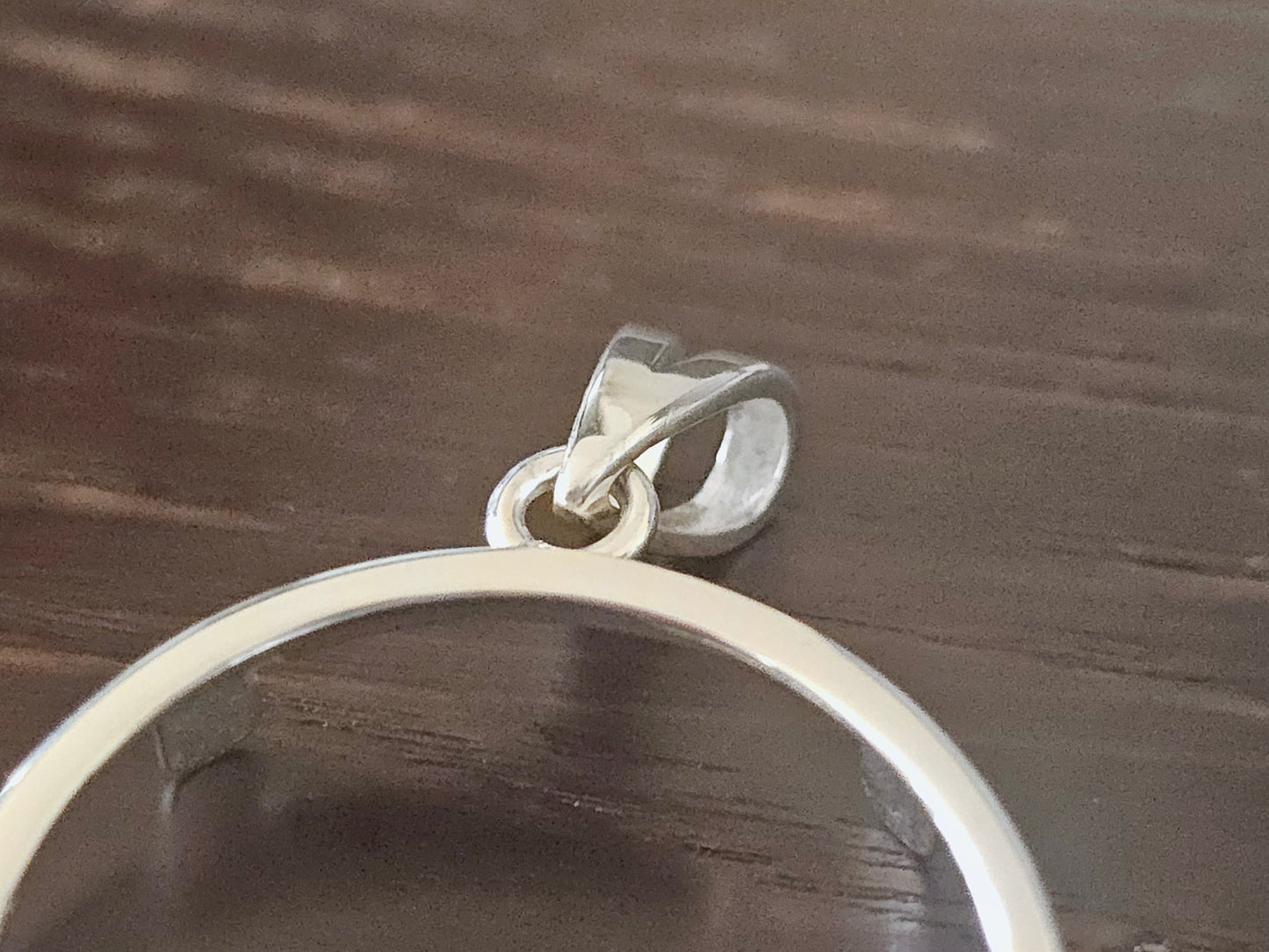 925 Sterling Silver Prong Back Simple Bezel for 24mm Quarters 25 Cents Coins