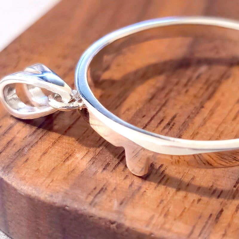 925 Sterling Silver Prong Back Simple Bezel for 26mm Susan B Anthony Dollar Coin