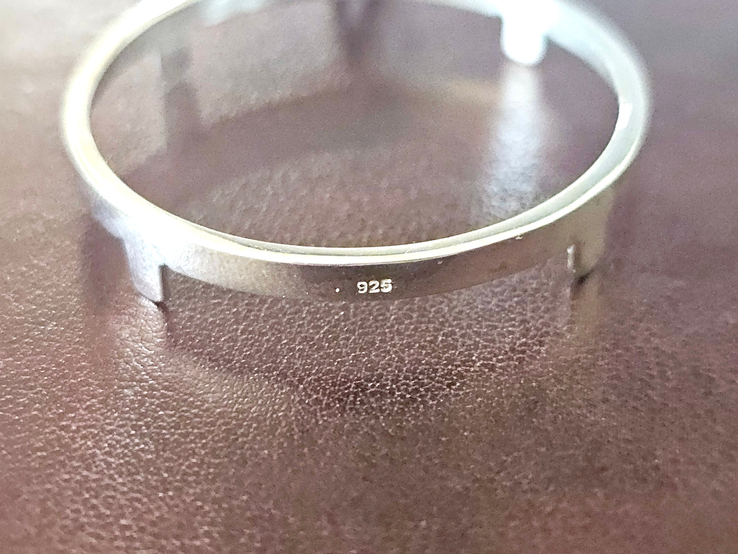 925 Sterling Silver Prong Back Simple Bezel for 36mm Coins