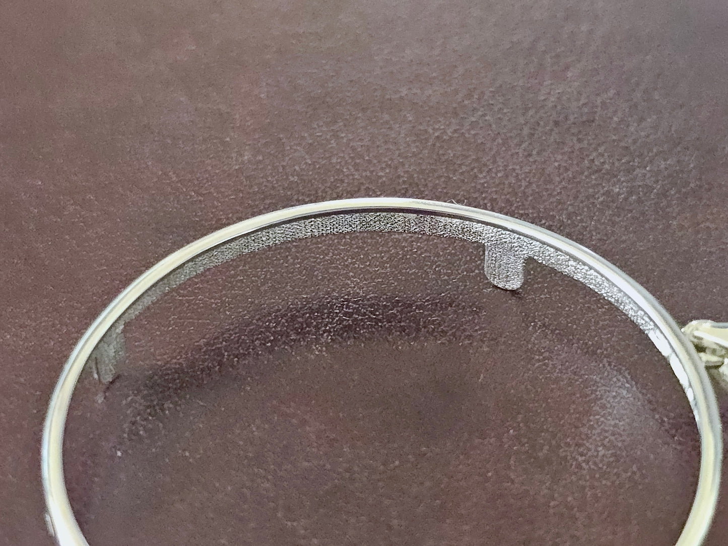 925 Sterling Silver Prong Back Simple Bezel for 38mm 1 Dollar Coins