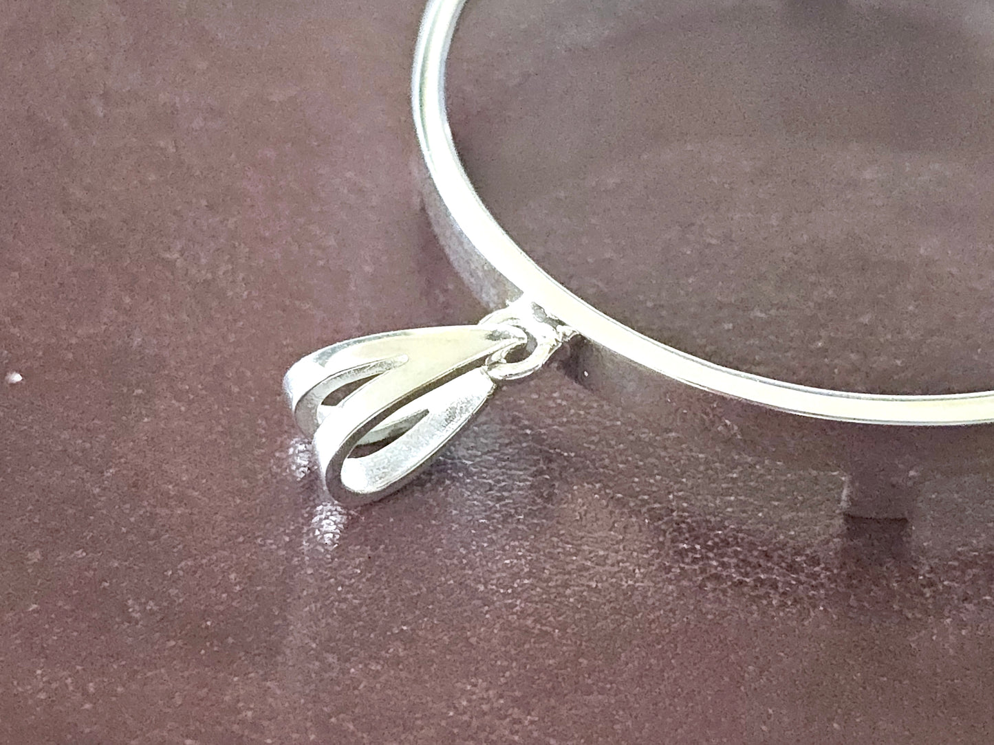 925 Sterling Silver Prong Back Simple Bezel for 39mm 1 oz Silver Rounds Casino Chips Mexican Cien Pesos Coins