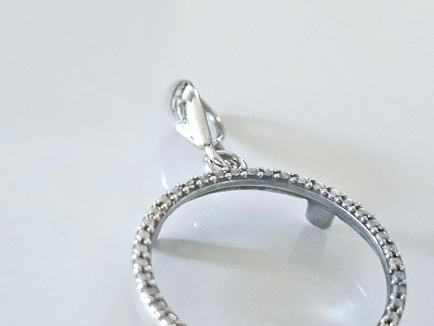 925 Sterling Silver Prong Back Illusion Edge Bezel for 19mm Penny 1 Cent Coins