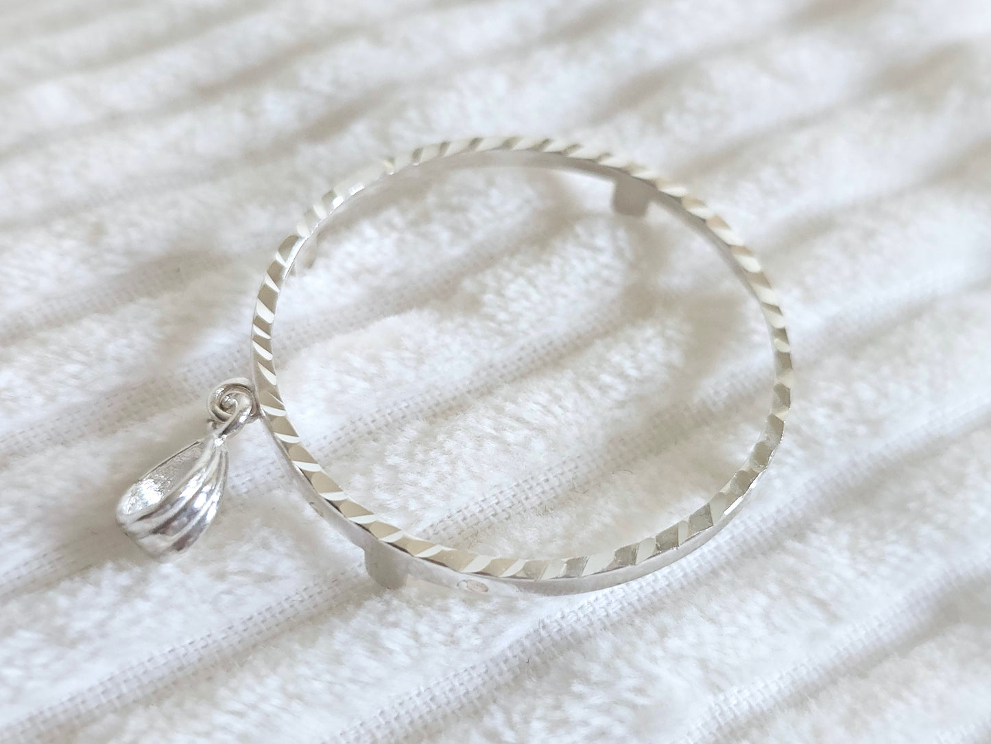 925 Sterling Silver Prong Back Diamond Cut Bezel for 36mm Coins