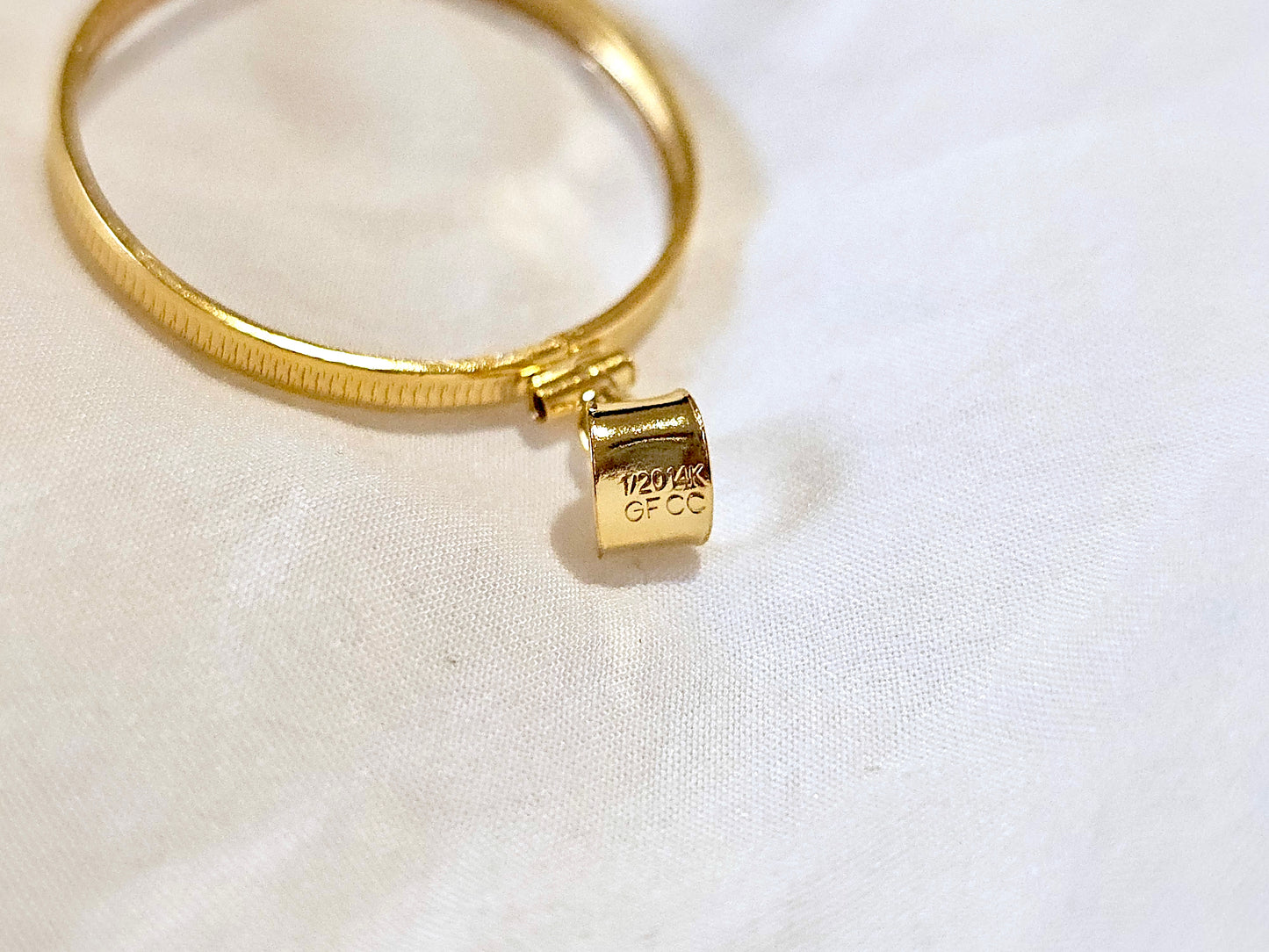 14K Gold Filled Screw Top Coin Edge Bezel for 30mm Half Dollar 50 Cents Coins