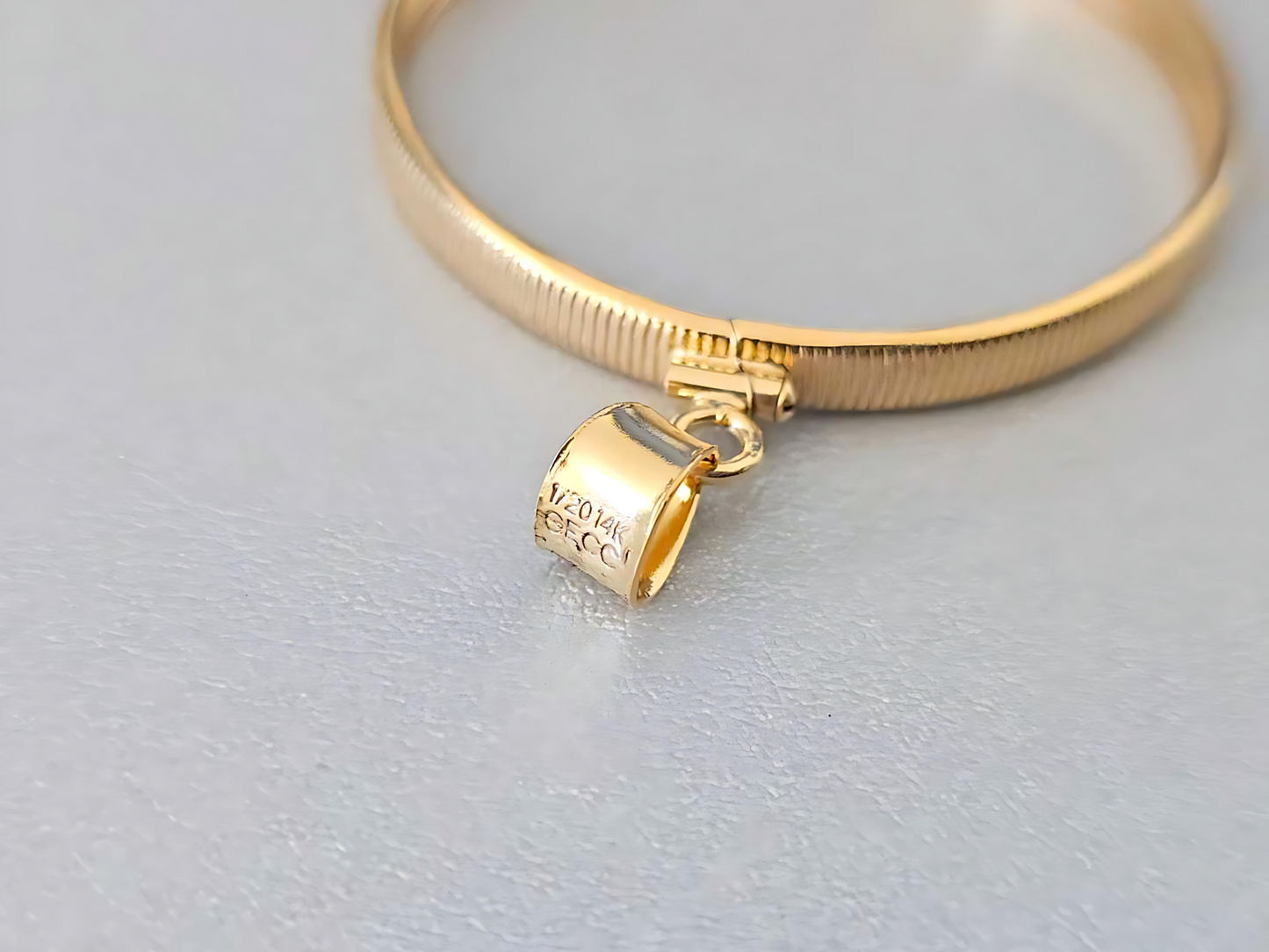 14K Gold Filled Screw Top Coin Edge Bezel for 41mm 1 oz Coins