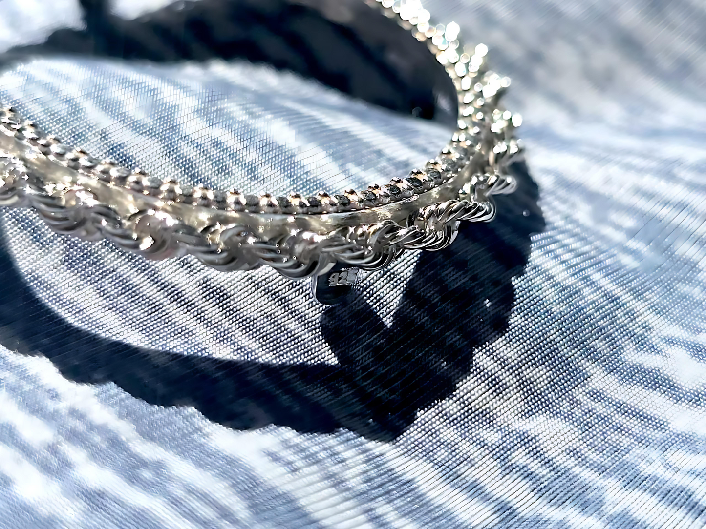 925 Sterling Silver Prong Back Illusion Rope Bezel for 26mm Susan B Anthony Dollar Coin