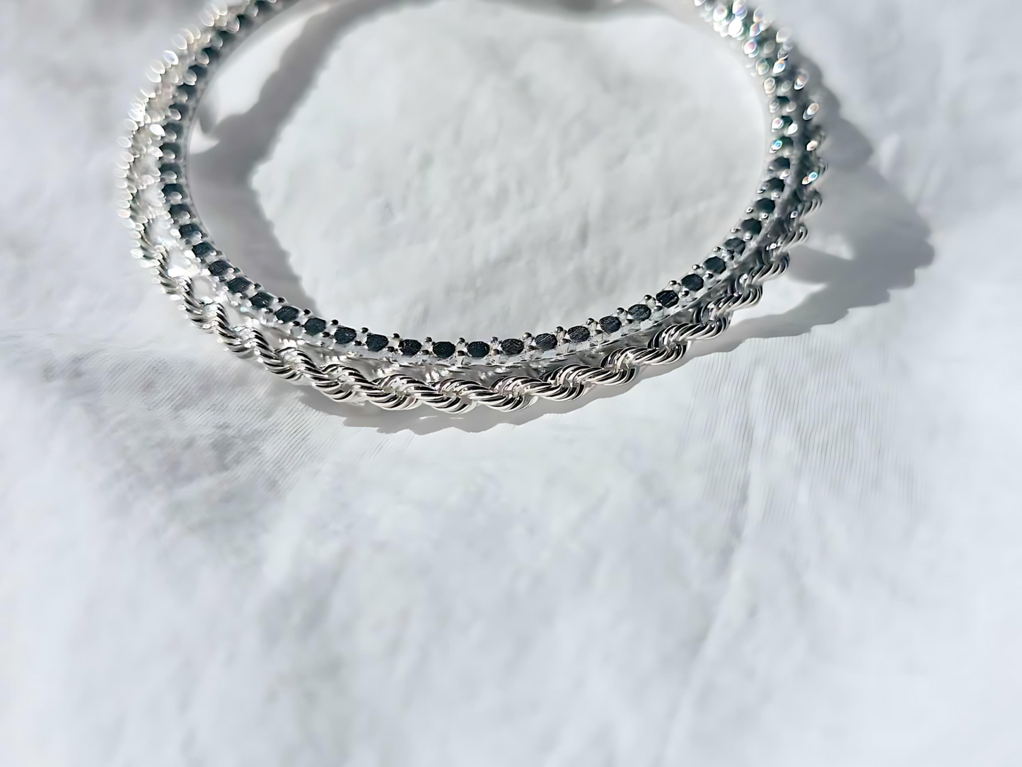 925 Sterling Silver Prong Back Illusion Rope Bezel for 41mm 1 oz Coins