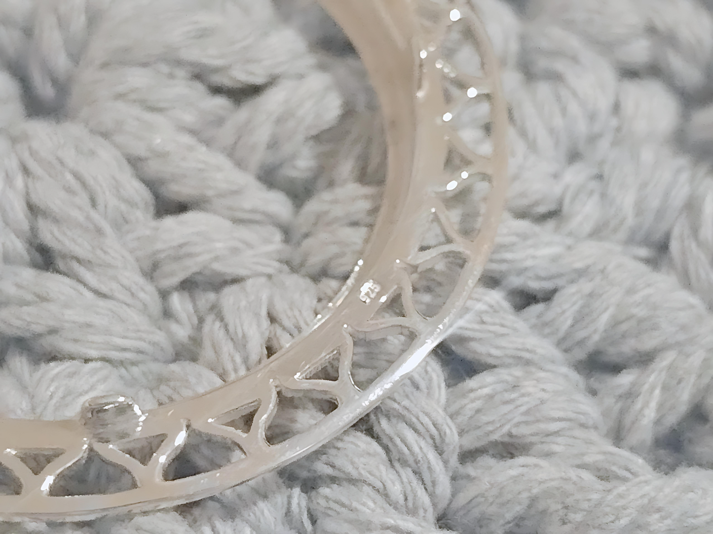 925 Sterling Silver Prong Back Filigree Edge Bezel for 38mm 1 Dollar Coins