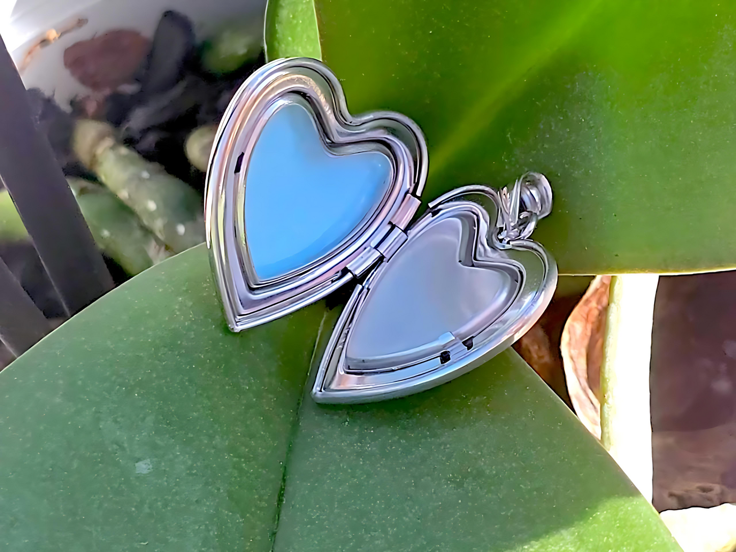 925 Sterling Silver Heart with Paw Prints Locket Urn Pendant Necklace