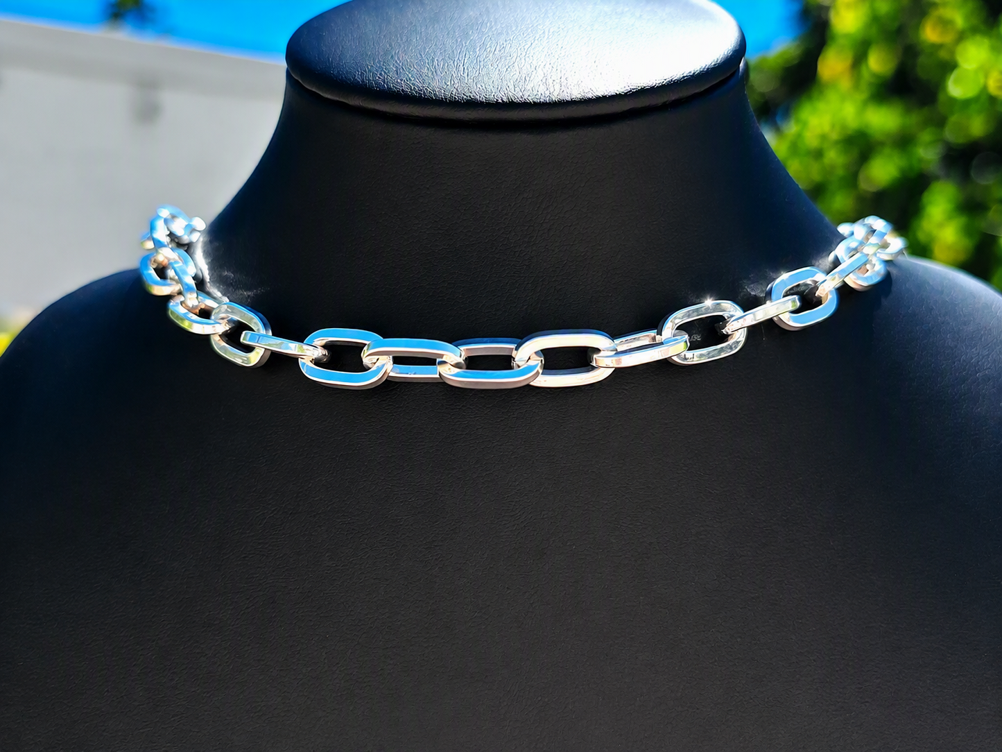 925 Sterling Silver Square Wire Cable Paper Clip Chain Necklace Bracelet for Men Women 5.5mm 6.7mm