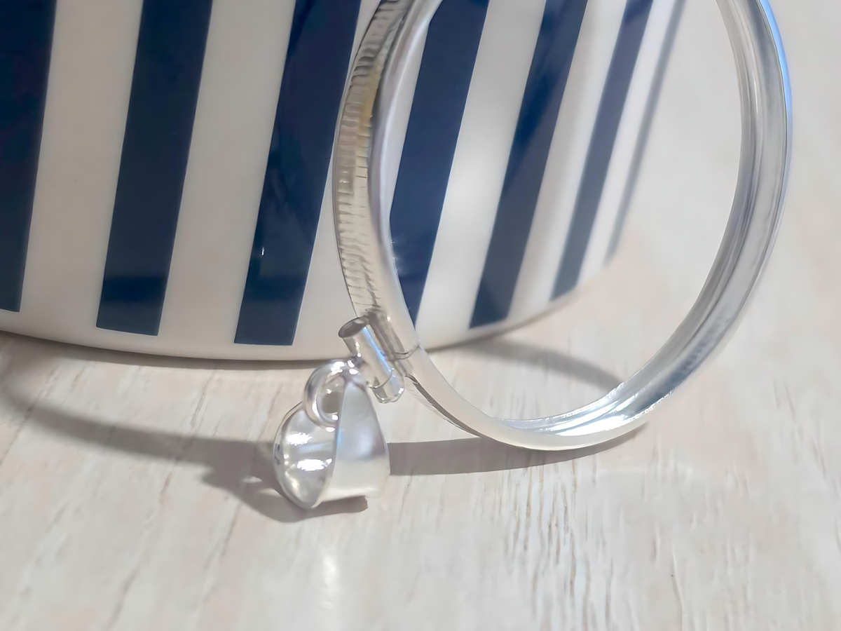 925 Sterling Silver Screw Top Simple Bezel for for 36mm Coins