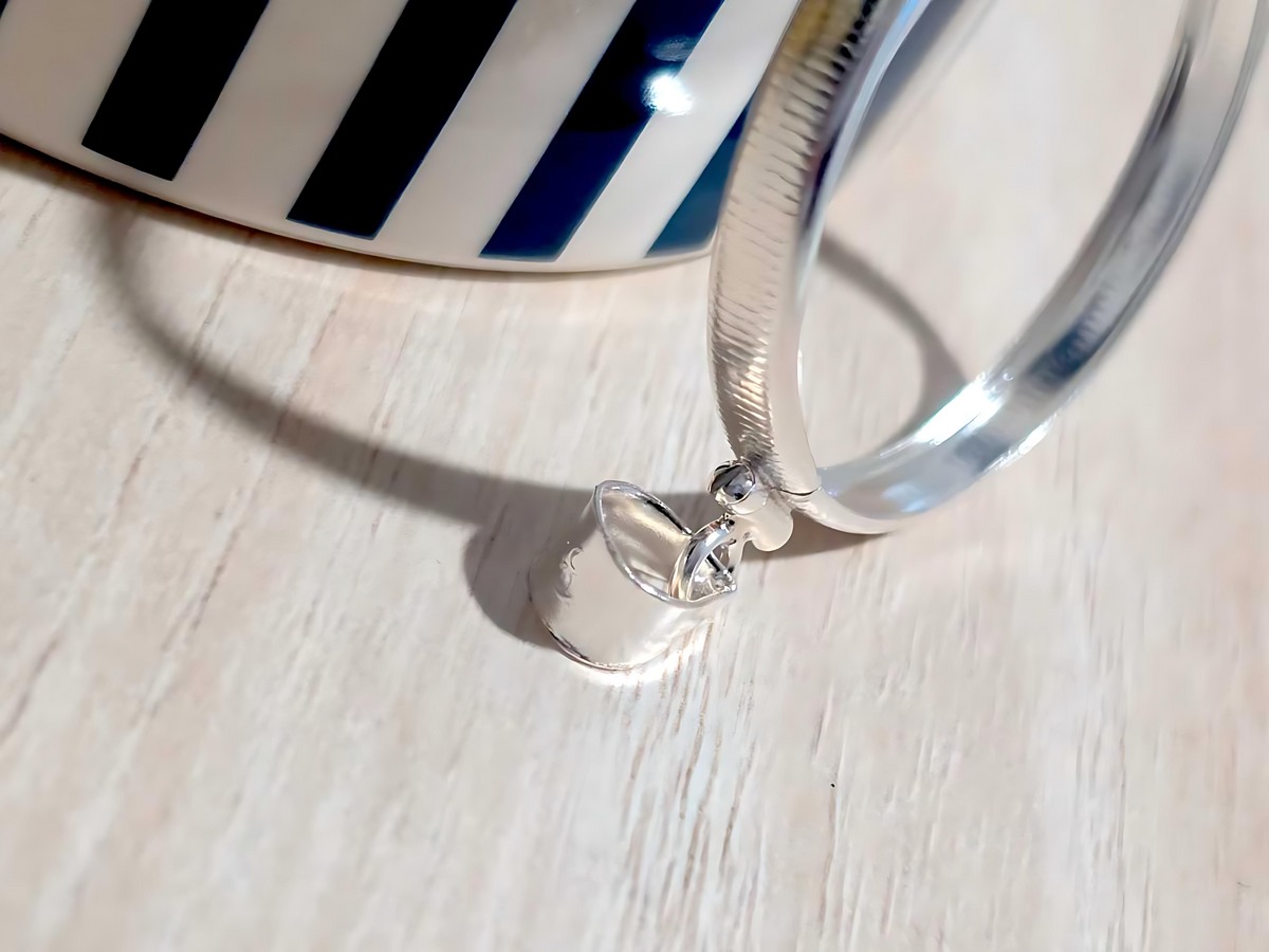 925 Sterling Silver Screw Top Simple Bezel for for 36mm Coins