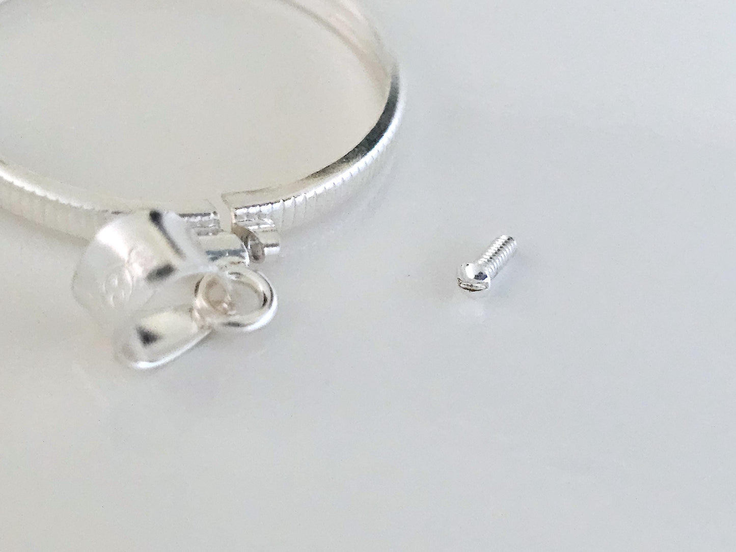 925 Sterling Silver Screw Top Simple Bezel for 26mm Susan B Anthony Sacagawea Dollar Coins
