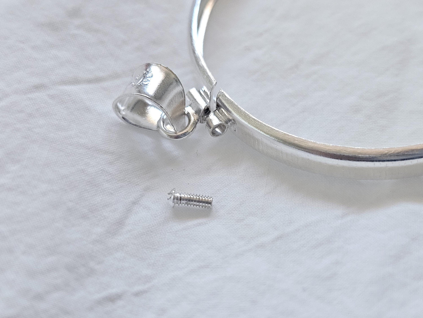 925 Sterling Silver Screw Top Simple Bezel for 41mm 1 oz Coins