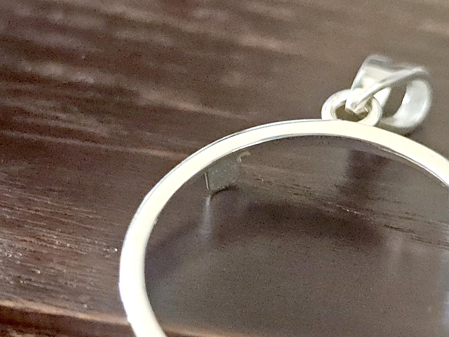 925 Sterling Silver Prong Back Simple Bezel for 24mm Quarters 25 Cents Coins