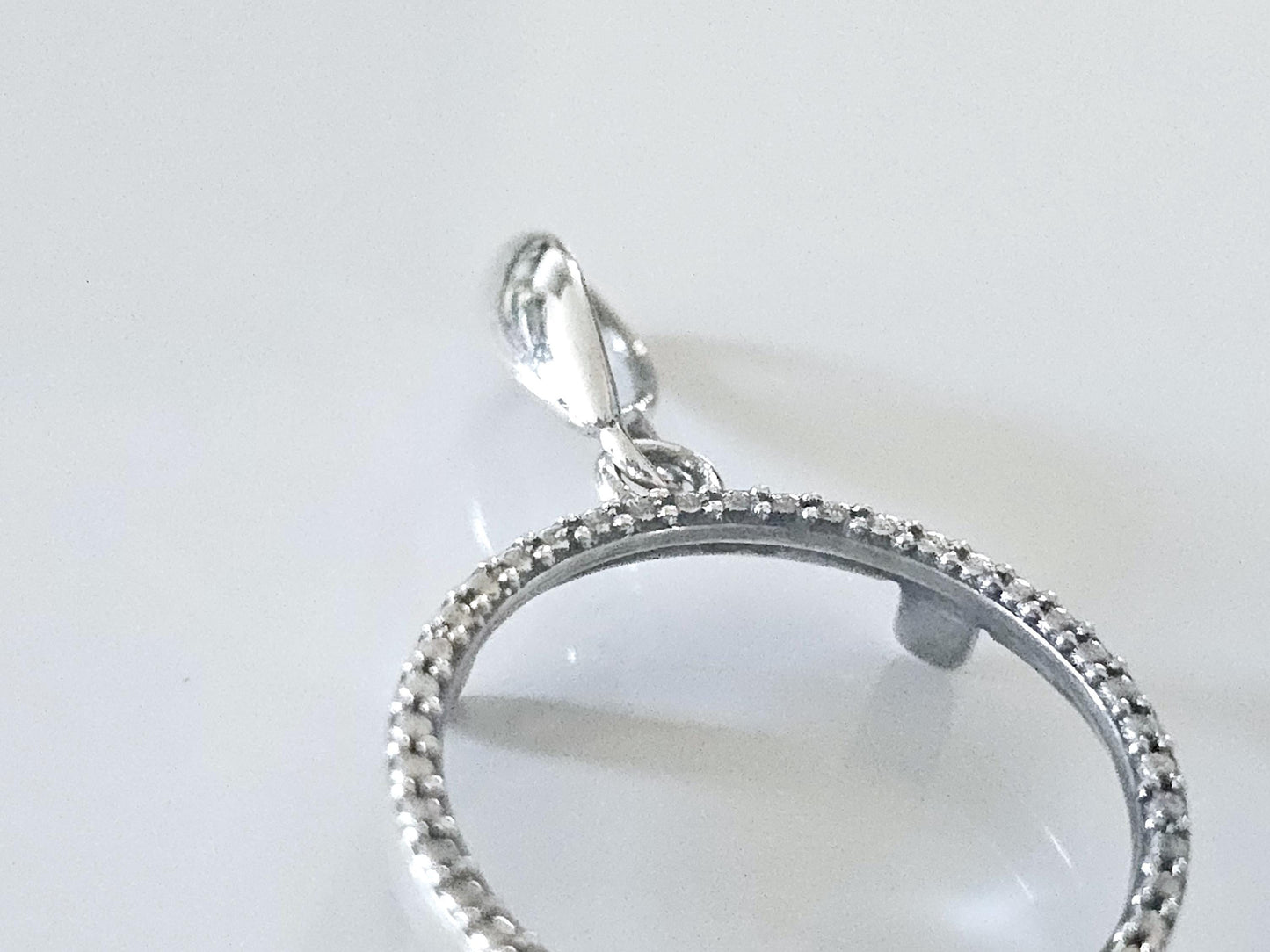 925 Sterling Silver Prong Back Illusion Edge Bezel for 19mm Penny 1 Cent Coins