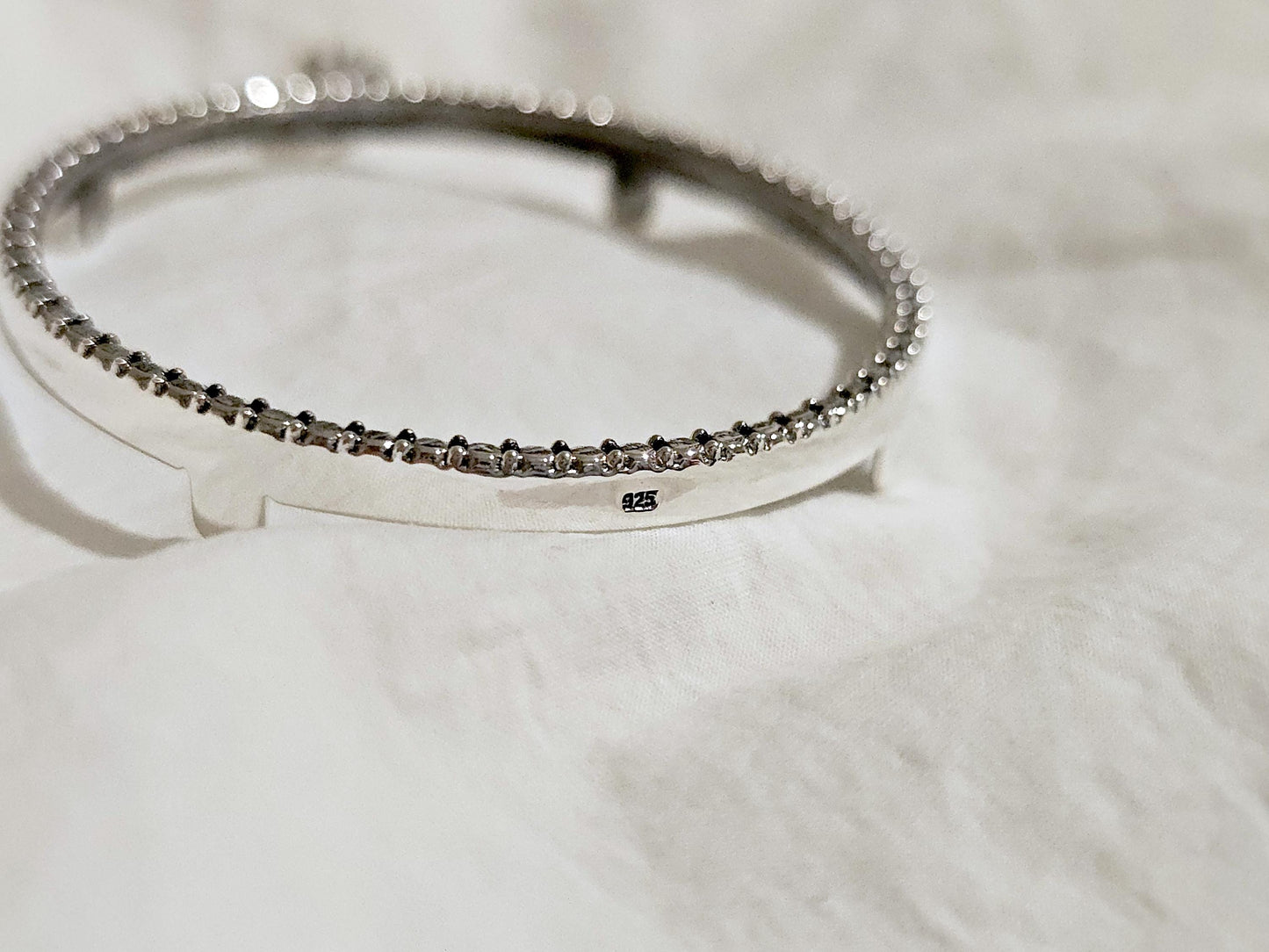 925 Sterling Silver Prong Back Illusion Edge Bezel for 41mm 1oz Coins