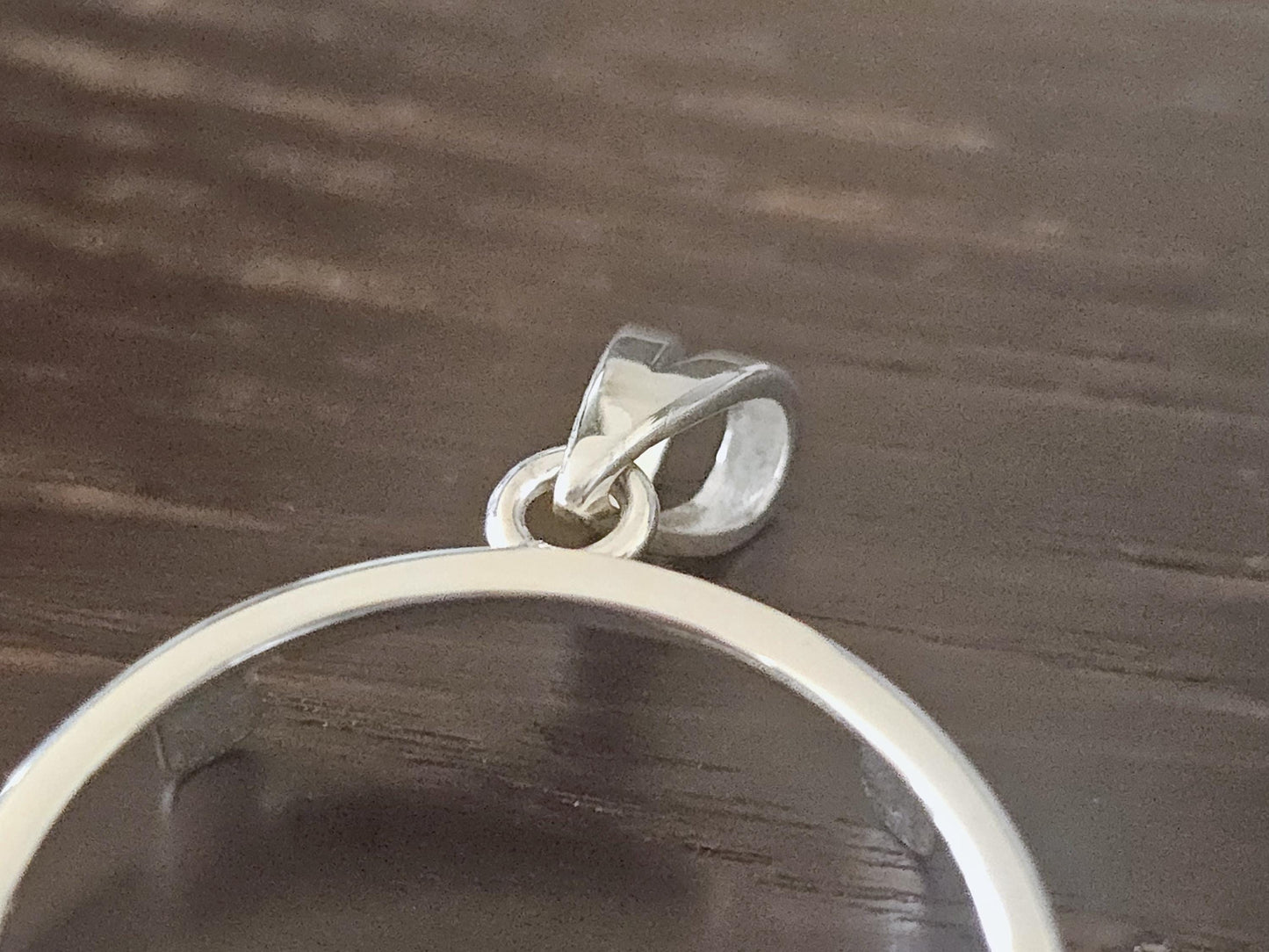925 Sterling Silver Prong Back Simple Bezel for 24mm Quarters 25 Cents Coins