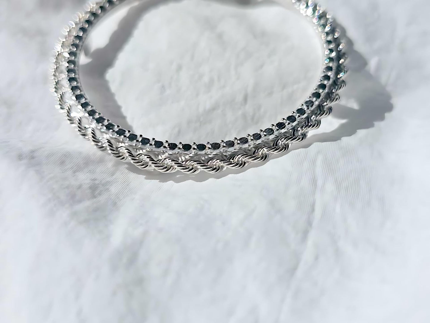 925 Sterling Silver Prong Back Illusion Rope Bezel for 41mm 1 oz Coins