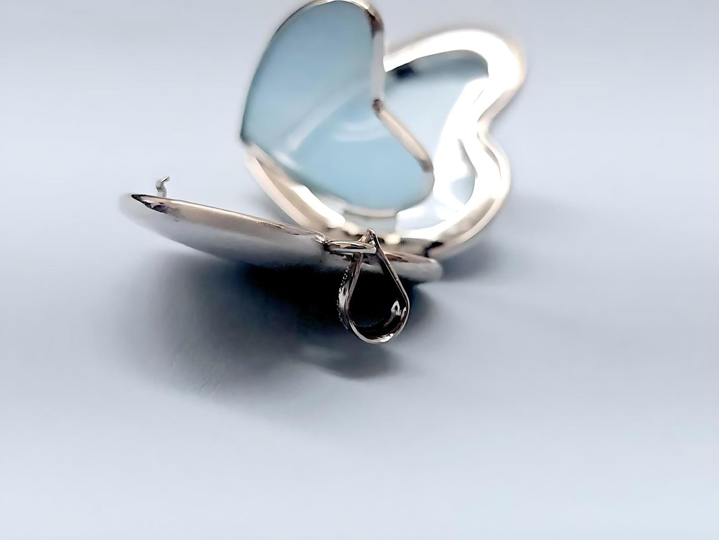 925 Sterling Silver Scroll Engraved Heart 4 Pictures Locket Pendant